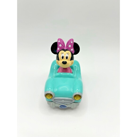 VTech Go! Go! Smart Wheels Minnie Mouse Car with Lights & Sounds Tested Working - Picture 3 of 9